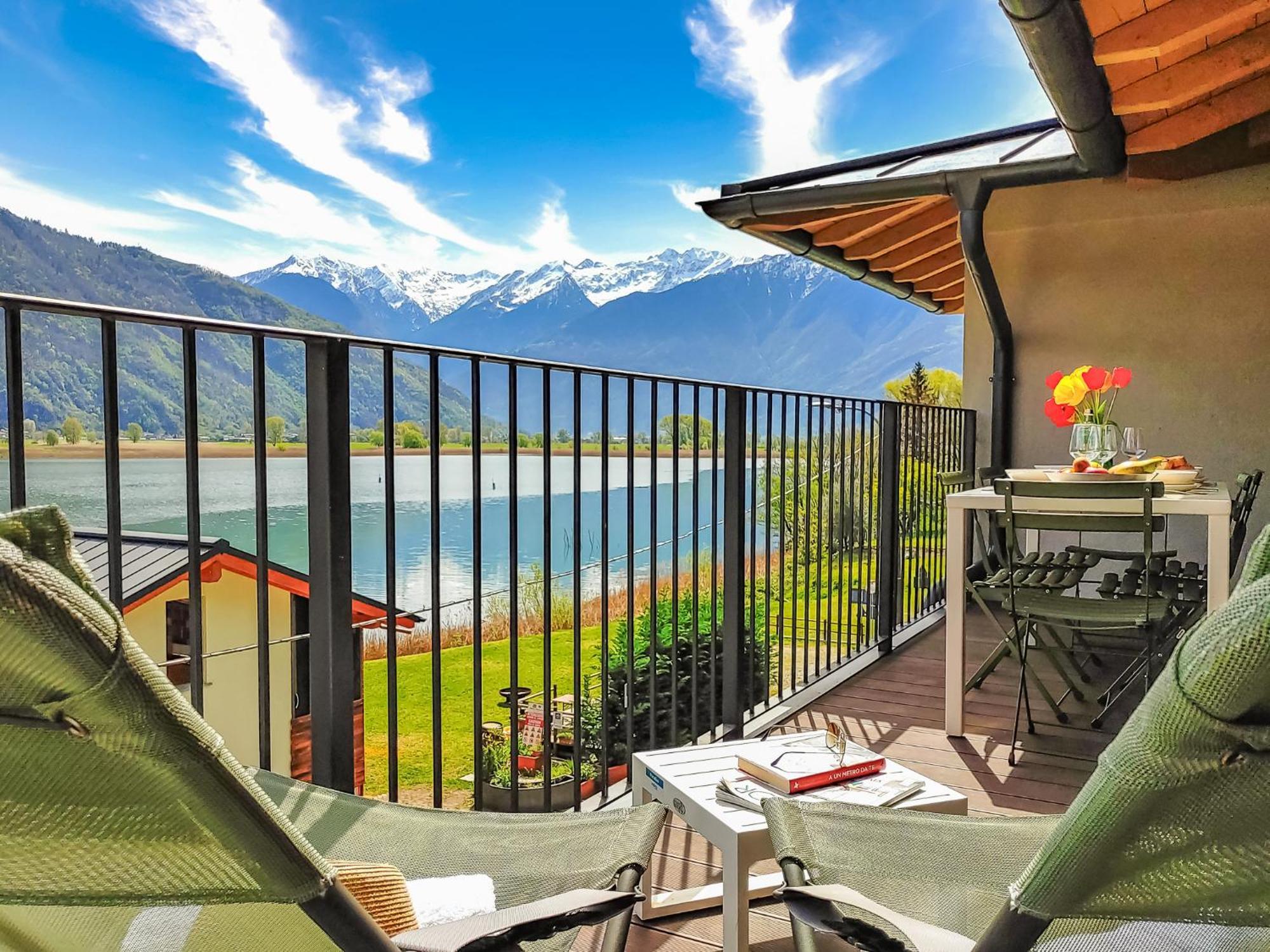 Dascio Dolce Ferienwohnung Panorama Balkon Am See מראה חיצוני תמונה