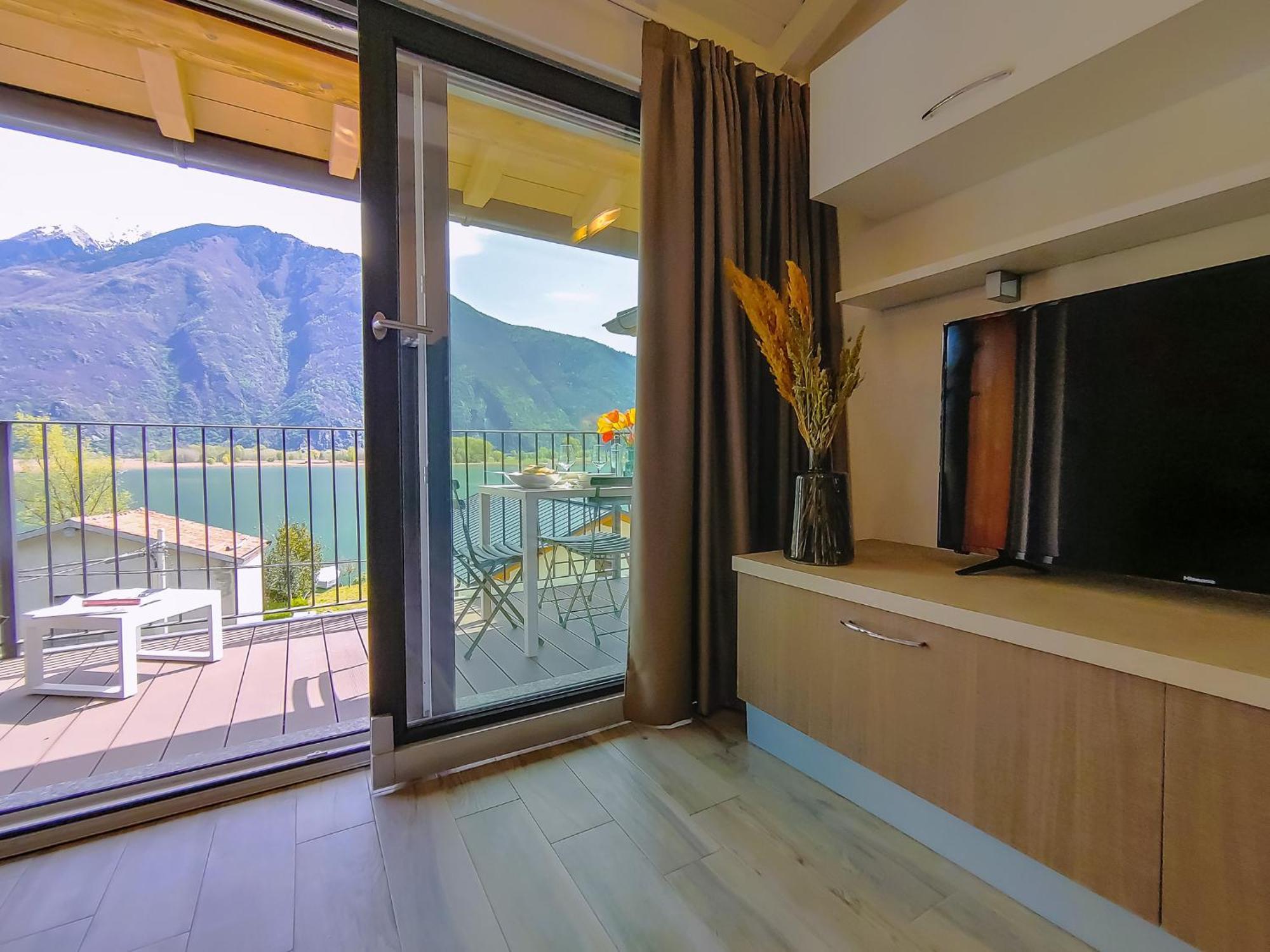 Dascio Dolce Ferienwohnung Panorama Balkon Am See מראה חיצוני תמונה
